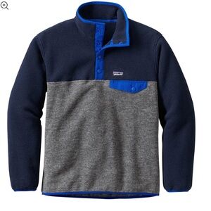 Patagonia Kids' Lightweight Synchilla Snap-T Pullover size Medium (M) 10
